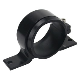 60mm Aluminum Inline Fuel Pump or Filter Mounting Bracket Mount Clamp Fits Bosch 044 Pump Billet Black