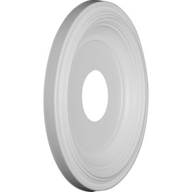 Ekena Millwork Ekena Millwork 13"OD x 3 1/2"ID x 1 1/4"P Traditional Thermoformed PVC Ceiling Medallion (Fits Canopies up to 7 1/2")