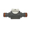 Quick-Release in-line shut-off valve for garden hose pipe, compatible with