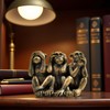 Figura de tres monos sabios – Hear No Evil, See