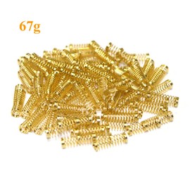 DUROCK Gold Plated Springs 67g Custom Mechanical Keyboard Switch Springs Compatible with Cherry MX and Variant Mechanical Switches (67g Regular Spring, 110pcs/pack)