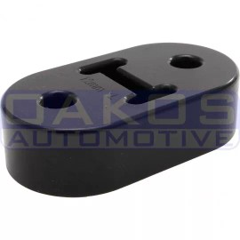 Kartboy XL Long Exhaust Hanger Black 12mm x1 for 08+ WRX STi  BRZ KB-011-12MMXL