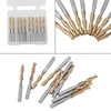 Titanium Coated 2-flute End Mill Milliling Cutter 3.175mm Shank 3.175mm