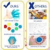Glenmal 16 Colors 7" Ink Pad Pads for Kids Large