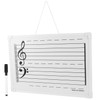 Operitacx Whiteboard Music Staff Boys and Girls Whiteboard Magnetic Erasable