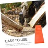 Kisangel Tree Wedge Woodcutting Accessory Logging Chock Tool Cutting Wedge