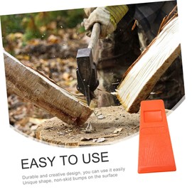 Kisangel Tree Wedge Woodcutting Accessory Logging Chock Tool Cutting Wedge Replacement