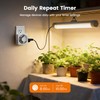 SURAIELEC Mechanical Timer with 2 Grounded Outlets Indoor, 2 Pack