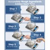 Nicewell Food Scale 22lb Digital Kitchen Scale for Cooking Baking