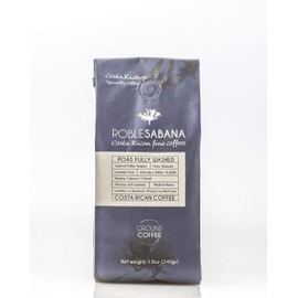 Roblesabana® Poas Costa Rica Specialty Coffee - Whole Bean Medium to Dark Roast. 12 oz