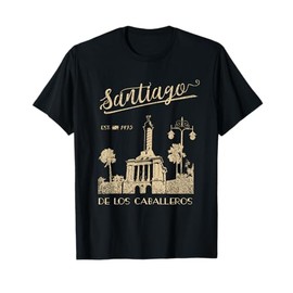 SANTIAGO De Los Caballeros Dominican Republic Vintage T-Shirt