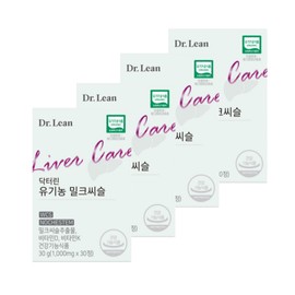 Dr.Lin Organic Milk Thistle 1000mg x 30 tablets, 4 boxes, 4 months supply / 닥터린 유기농 밀크씨슬 1000mg x 30정 4박스 4개월분