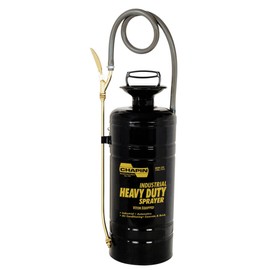 Chapin International 1352 3-Gallon Industrial Tri-Poxy Steel Heavy Duty Sprayer for Industrial Chemical Applications, Black