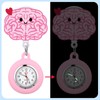 Fullhawl 8 Pcs Retractable Nurse Watch Gift Clip on Hanging