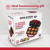 Holstein Housewares - Non-Stick Cupcake Maker, Red - Makes 6