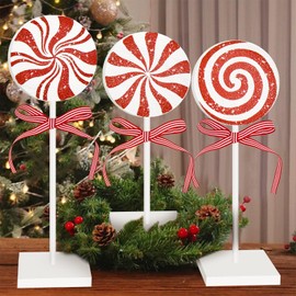 KERANEET Christmas Decoration Candy Canes Christmas Table Decoration Christmas Table Decoration Christmas Table Decoration Christmas Table Decoration Christmas Decorations for Christmas Holiday Party
