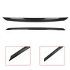 SCITOO Glossy Black Rear Trunk Plate Trim Cover Overlay Fits