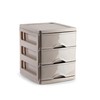 Plastic Desktop Storage Unit with Drawers, Stationary Arts Drawer Desktop