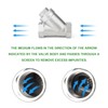 TAISHER 1 Piece 304 Stainless Steel 3/8 Inch BSP Female