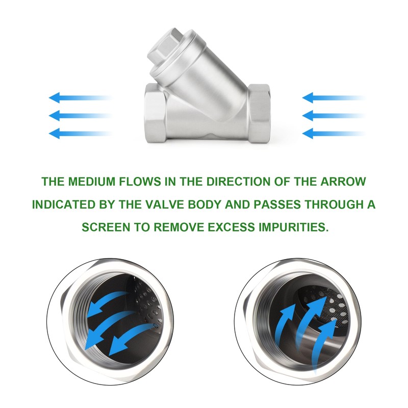 TAISHER 1 Piece 304 Stainless Steel 3/8 Inch BSP Female