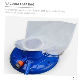 SUPVOX 2Pcs Pool Vacuum Leaf Bag Durable Cleaning Tool for Efficient Debris Removal Lightweight Design with Pull Lock Cord for Swimming Pools Spas Aquariums