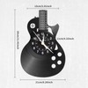 Guitar Vinyl Wall Clock – Silent Non-Ticking 30x30cm Decorative Clock