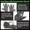LetsLife Arthritis Compression Gloves for Men and Women, Fingerless Gloves,