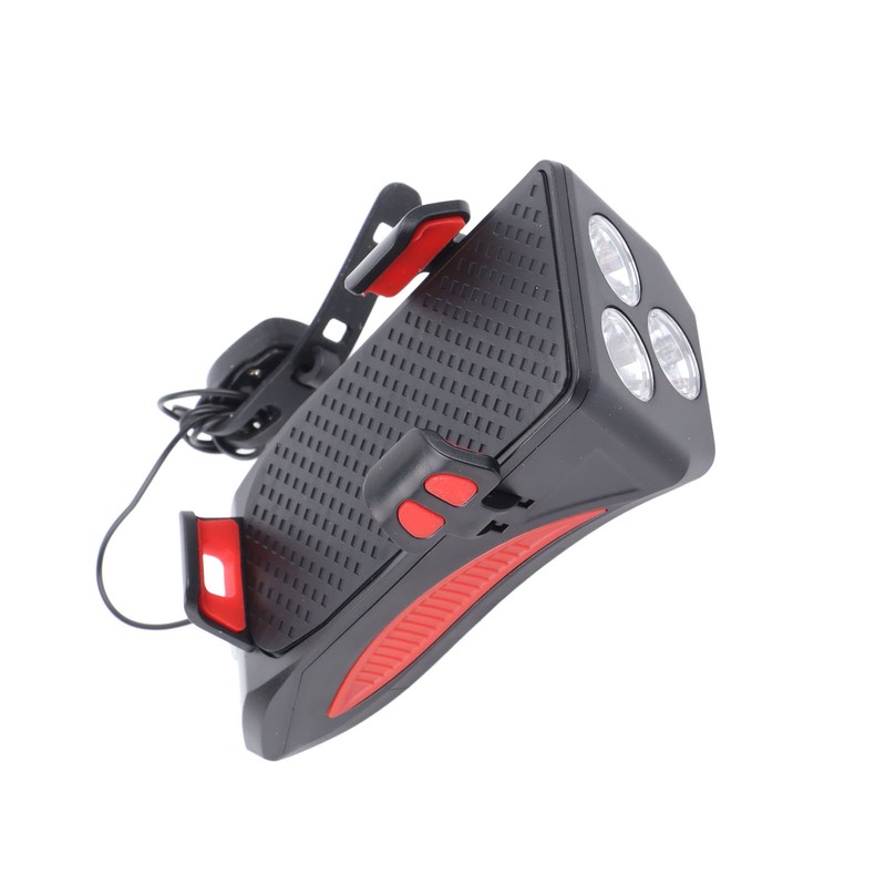 Bicycle Light Multifunctional Bike Phone Stand Headlight Speakers Kit for