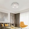 Ceiling Light Modern GU10 Bulb Socket Round Flush Mount Ceiling