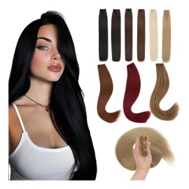 Extensiones Naturales De Cabello Cortinas Extra 30 PLG 220g