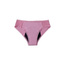 Barepanties GEORGIA absorbant period underwear for women washable (US, Alpha, Small, Regular, Regular, Pink)