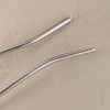 2 Pcs Gold Pearl U Shape Hair Fork,Pearl Hair Sticks