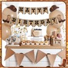 Oudain Western Cowboy Birthday Party Decoration, Happy Birthday Banner double