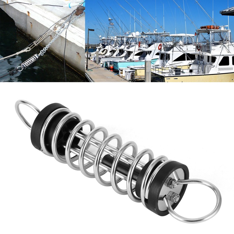 Stainless Steel Boat Anchor Dock Line Mooring Spring for Inflatable