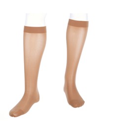 mediven Assure, 15-20 mmHg, Calf High, Closed Toe - Beige, X-Large - Petite