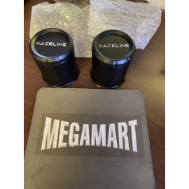 Raceline BRAND NEW Raceline Wheels BG81B  BG81B-FB Matte Black Wheel Center  ( 2 CAP  )