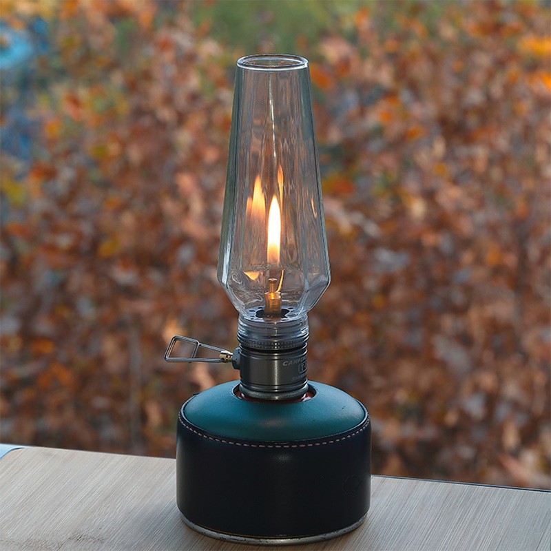 Outdoor Gas Candle Lamp Tent Lantern Light for Backpacking Camping