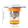 Anti-Odor Floor Drain Effective Bathroom Drain Deodorizer Floor Drain Strainer