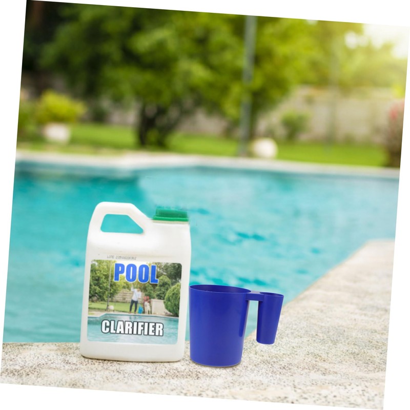 Abaodam Pool Durable Plastic Powder Scoop with Handle for Efficient