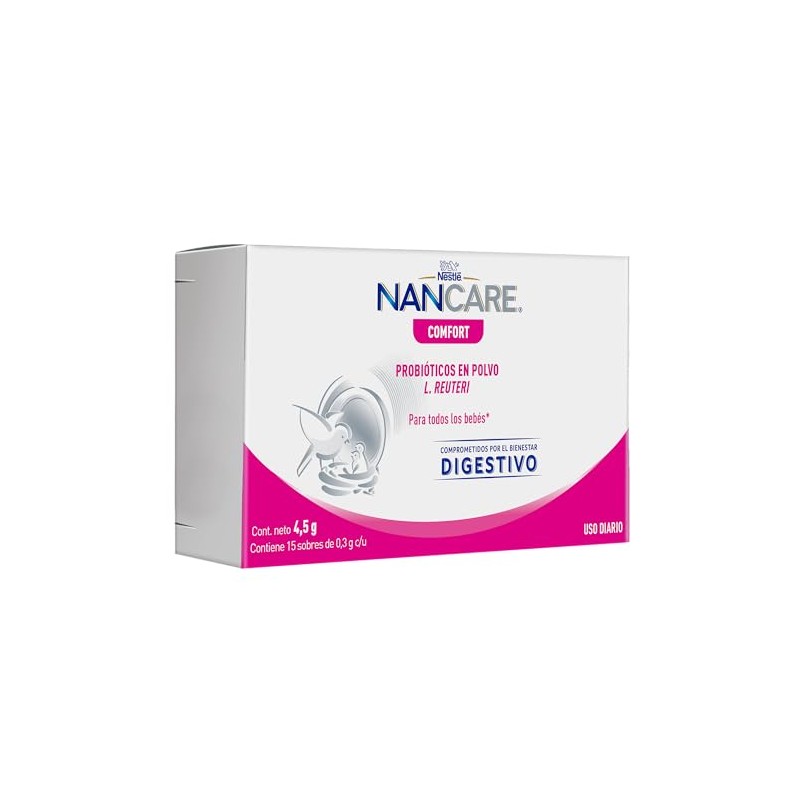 NANCARE Comfort Probióticos Infantiles en Polvo con L. Reuteri Reduce