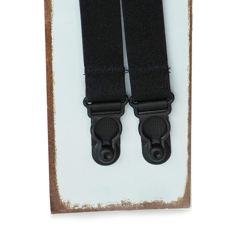 Habico Suspenders, Black, One Size