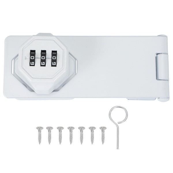 MECCANIXITY Password Rotary Hasp Locks, Mechanical Cabinet Combination Latch Locks