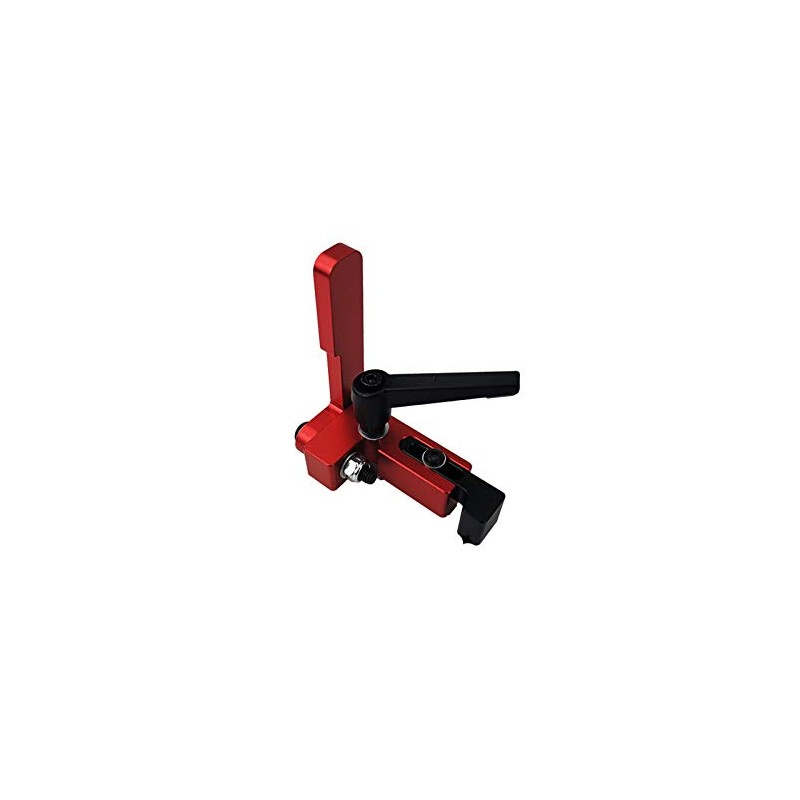 CarAngels Wood Shoot Dedicated Limiter, Red Miter Truck Positioning T-Track