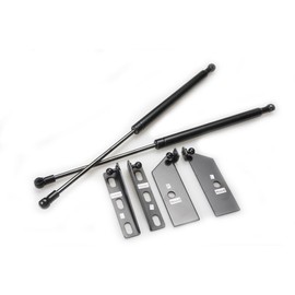 Autobahn88 Hood Lift Support Kit (UPGRADED), compatible with 2016-2024 (later version) Nissan GT-R R35 VR38DETT (Matt Black)