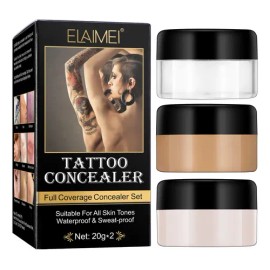 Corrector Impermeable Oculta Manchas Tattoo En La Piel Tono Carne
