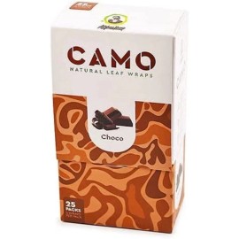 Camo Wraps - Natural Leaf Wraps Chocolate) 25 Pack