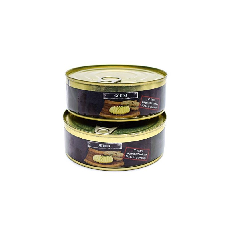 Emergency ration army survival food canned Gouda cheese 200g can