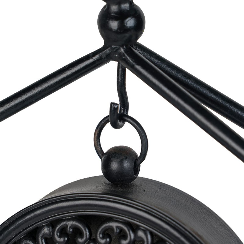 SOFFEE DESIGN 7.5'' x 10'' Mantel Clock Iron Tower Frame,