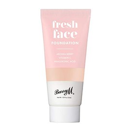 Barry M Cosmetics Fresh Face Lightweight Liquid Foundation Infused With Hyaluronic Acid And Vitamin C, Shade 4