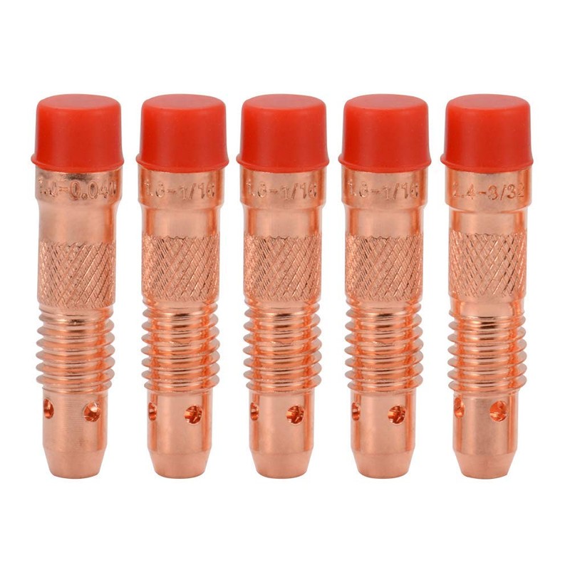 5PCS 10N32 3/32" 2.4mm Collet Body for Tig Welding Torch